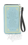 Comeco Cinderella Book Wristlet Wallet back Comeco Cinderella Book Wristlet Wallet back