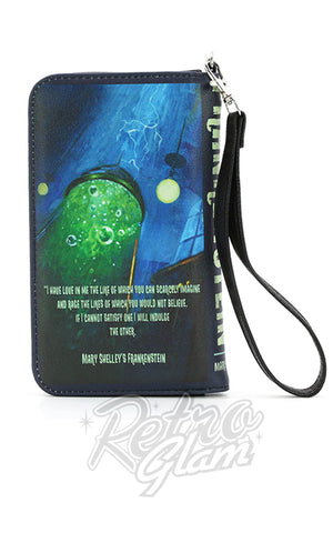Comeco Frankenstein Book Wristlet Wallet back Comeco Frankenstein Book Wristlet Wallet back