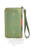 Comeco The Secret Garden Book Wristlet Wallet back Comeco The Secret Garden Book Wristlet Wallet back