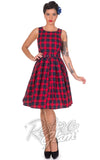 Dolly and Dotty Annie Dress in Red Tartan pinup canada Dolly and Dotty Annie Dress in Red Tartan pinup canada