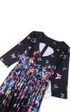 Dolly and Dotty Billie Dress in Black Butterfly Print bodice Dolly and Dotty Billie Dress in Black Butterfly Print bodice
