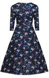 Dolly and Dotty Billie Dress in Magical Unicorn Print back Dolly and Dotty Billie Dress in Magical Unicorn Print back
