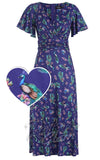 Dolly and Dotty Donna Dress in Peacock Print Dolly and Dotty Donna Dress in Peacock Print