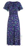 Dolly and Dotty Donna Dress in Peacock Print midi Dolly and Dotty Donna Dress in Peacock Print midi
