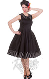 Dolly and Dotty Hazel Swing Dress in Black & Polka Dot Dolly and Dotty Hazel Swing Dress in Black & Polka Dot