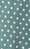 Dolly and Dotty Poppy Shirt Dress in Green Polka Dot fabric Dolly and Dotty Poppy Shirt Dress in Green Polka Dot fabric