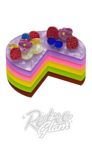 Erstwilder Bondi Hipster Cake Brooch Erstwilder Bondi Hipster Cake Brooch