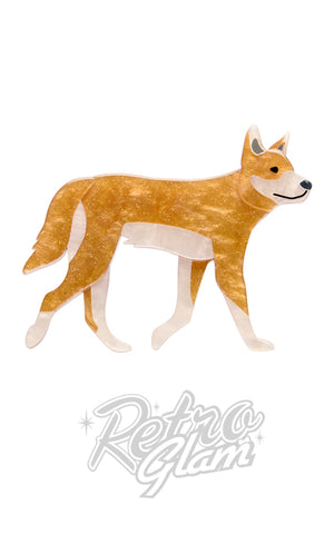 Erstwilder Dave The Dingo Brooch Erstwilder Dave The Dingo Brooch