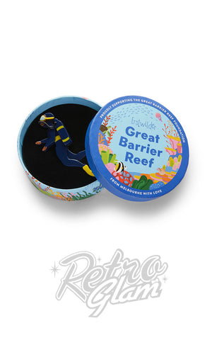 Erstwilder Diver Jamie Brooch box Erstwilder Diver Jamie Brooch box