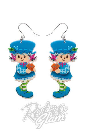 Erstwilder Blueberry Muffin Drop Earrings Erstwilder Blueberry Muffin Drop Earrings