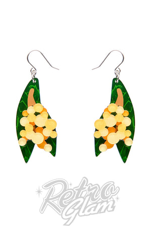 Erstwilder Golden Wattle Earrings Erstwilder Golden Wattle Earrings