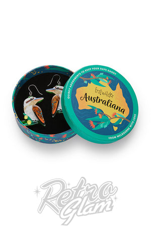Erstwilder Kirby The Kookaburra Drop Earrings box Erstwilder Kirby The Kookaburra Drop Earrings box