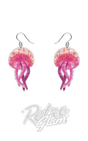 Erstwilder Mauve Stinger Jellyfish Earrings Erstwilder Mauve Stinger Jellyfish Earrings