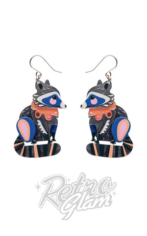 Erstwilder The Resourceful Raccoon Earrings Erstwilder The Resourceful Raccoon Earrings