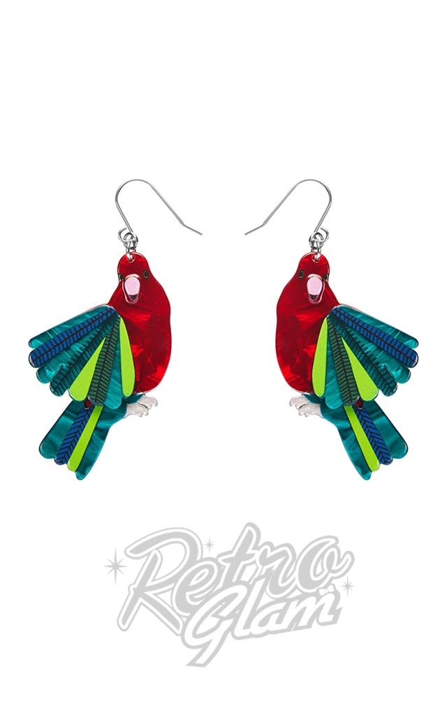 Erstwilder Scarlet Sovereign Drop Earrings Erstwilder Scarlet Sovereign Drop Earrings