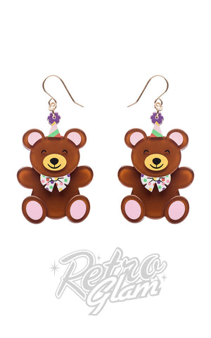 Erstwilder Grand Prize Teddy Drop Earrings Erstwilder Grand Prize Teddy Drop Earrings