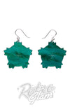 Erstwilder Tudor Rose Earrings back Erstwilder Tudor Rose Earrings back