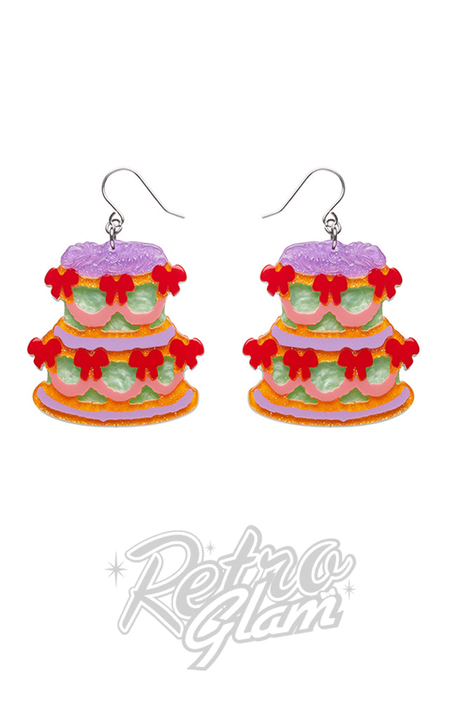 Erstwilder Vintage Dreams Showstopper Cake Drop Earrings Erstwilder Vintage Dreams Showstopper Cake Drop Earrings
