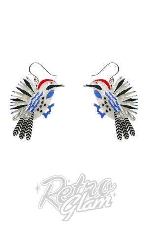 Erstwilder Wondrous Woodpecker Drop Earrings Erstwilder Wondrous Woodpecker Drop Earrings