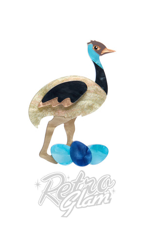 Erstwilder Elliot The Emu Brooch Erstwilder Elliot The Emu Brooch