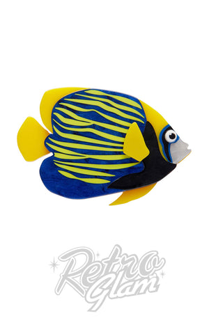 Erstwilder Emporer Angelfish Brooch Erstwilder Emporer Angelfish Brooch