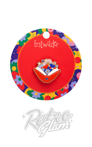 Erstwilder Spellbound Enamel Pin book love Erstwilder Spellbound Enamel Pin book love