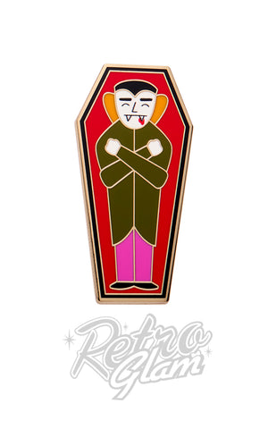 Erstwilder Haunted Heart Enamel Pins dracula Erstwilder Haunted Heart Enamel Pins dracula