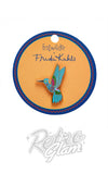 Erstwilder Frida's hummingbird pin kahlo