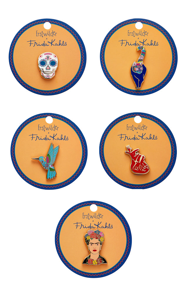 Erstwilder X Frida Kahlo Enamel Pins Erstwilder X Frida Kahlo Enamel Pins