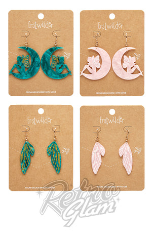 Erstwilder Essentials Earrings - Fairy Moon or Wings Erstwilder Essentials Earrings - Fairy Moon or Wings