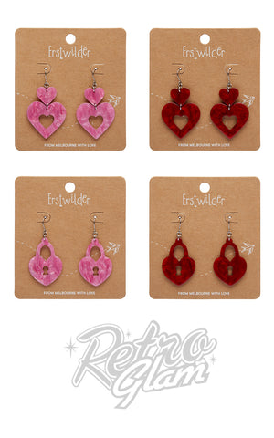 Erstwilder Valentines Essential Earrings hearts Erstwilder Valentines Essential Earrings hearts