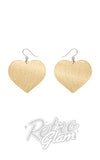 Erstwilder Spellbound heart earrings gold Erstwilder Spellbound heart earrings gold