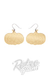 Erstwilder Spellbound Pumpkin Earrings gold