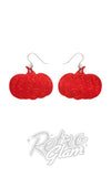 Erstwilder Spellbound Pumpkin Earrings red Erstwilder Spellbound Pumpkin Earrings red