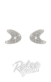 Erstwilder Essentials Boomerang Stud Earrings silver Erstwilder Essentials Boomerang Stud Earrings silver
