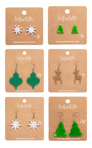 Erstwilder May Gibbs Christmas Essential Earrings Erstwilder May Gibbs Christmas Essential Earrings