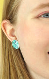 Erstwilder Earrings stud green gum Erstwilder Earrings stud green gum