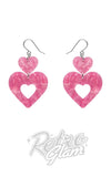 Erstwilder Earrings double heart pink valentines
Erstwilder Earrings double heart pink valentines