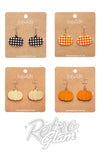 Erstwilder Halloween 2023 Earrings - Pumpkin Drops Erstwilder Halloween 2023 Earrings - Pumpkin Drops