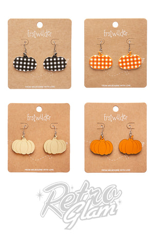 Erstwilder Halloween 2023 Earrings - Pumpkin Drops Erstwilder Halloween 2023 Earrings - Pumpkin Drops