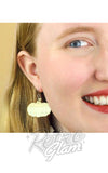 Erstwilder Pumpkin Drop earrings gold mirror Erstwilder Pumpkin Drop earrings gold mirror