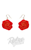 Erstwilder Pete Cromer Essentials Earrings rose red Erstwilder Pete Cromer Essentials Earrings rose red