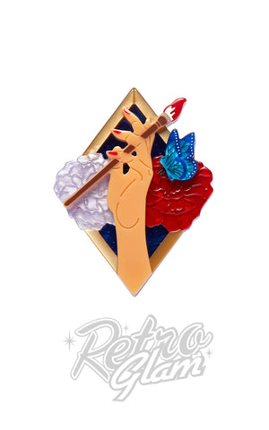 Erstwilder By Frida's Hand Brooch Erstwilder By Frida's Hand Brooch