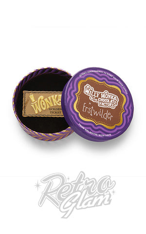 Erstwilder golden ticket brooch box Erstwilder golden ticket brooch box