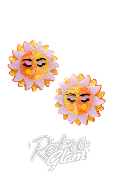 NIB Erstwilder Eternal Sunshine Hair Clips Sun Earth and Moon Hair Clip – Yugen Handmade main image 4