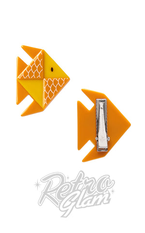 Erstwilder Memorable Goldfish Hair Clips Erstwilder Memorable Goldfish Hair Clips