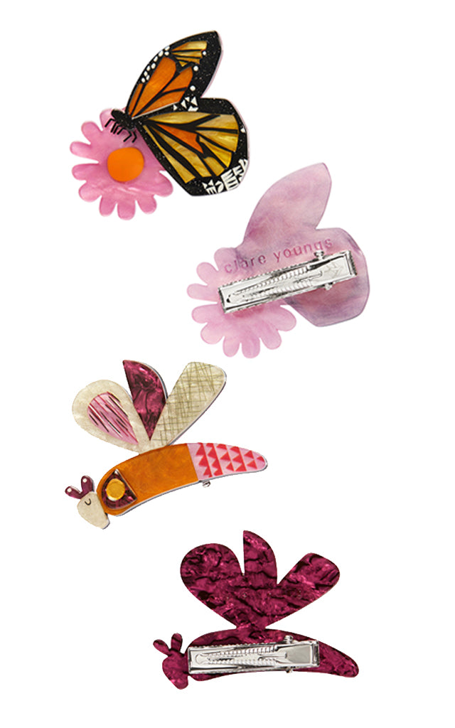 Erstwilder Clare Youngs Hair Clips Sets Erstwilder Clare Youngs Hair Clips Sets