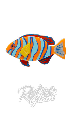 Erstwilder Harlequin Tuskfish Brooch Erstwilder Harlequin Tuskfish Brooch