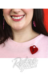 Erstwilder Heart Locket Simplified Mini Brooch model Erstwilder Heart Locket Simplified Mini Brooch model