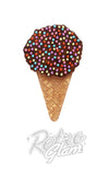 Erstwilder Ice Cream Cake Cone Brooch Erstwilder Ice Cream Cake Cone Brooch